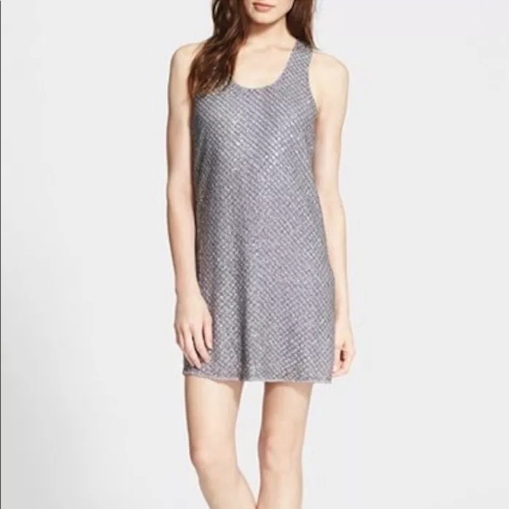 joie beaded dress Joie Meka Silk Beaded Mini Dress